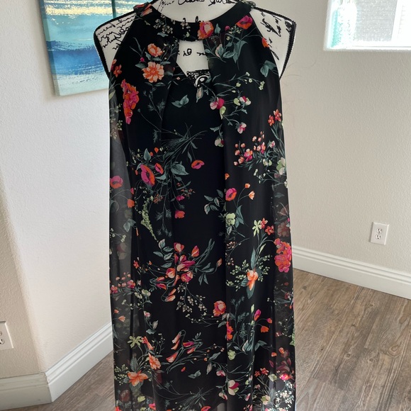 Floral print summer dress large - Picture 1 of 5